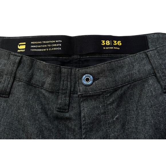 G Star Raw Citishield 3D Cargo Slim Tapered Jean Gray Jean Pant Zippers 38x34** - Picture 3 of 7